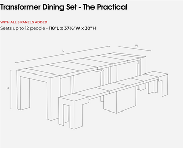 Transformer Dining Set - The Practical